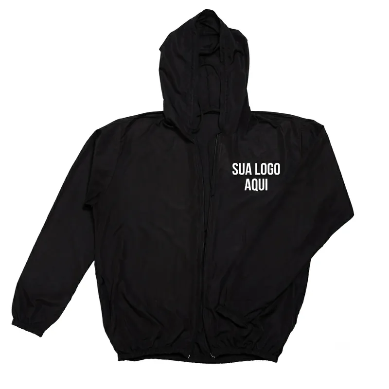 Jaqueta corta vento personalizada